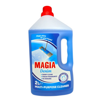 MAGIA универсален препарат за подови повърхности, 2 литра, Denim MAGIA универсален препарат за подови повърхности, 2 литра, Denim
