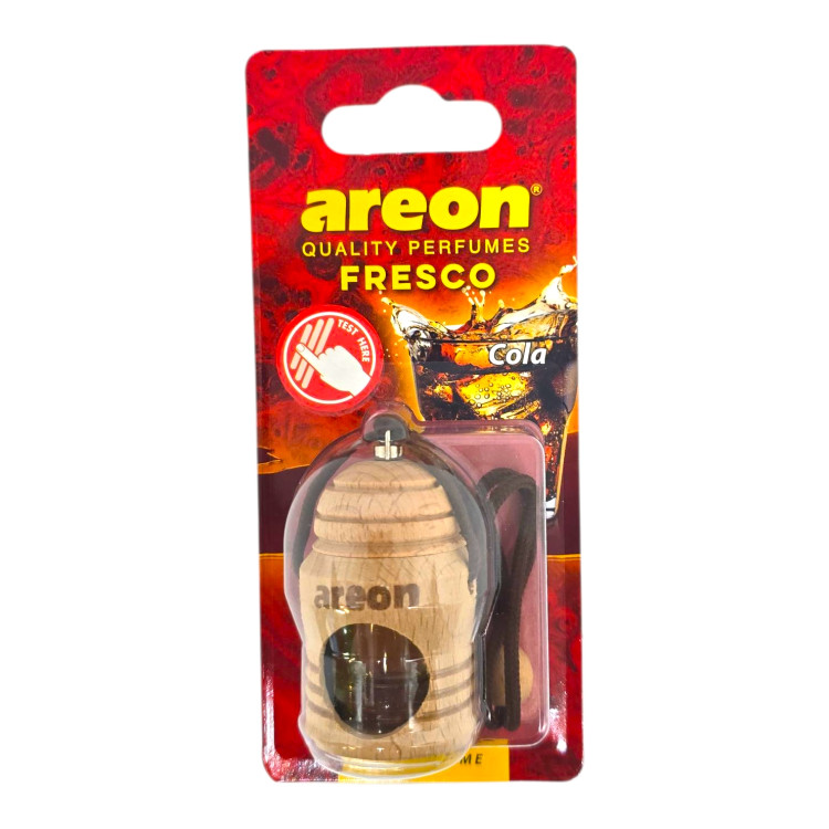 AREON ароматизатор за автомобил, Fresco, 1 брой, Cola AREON ароматизатор за автомобил, Fresco, 1 брой, Cola