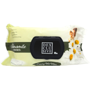 DEXCLUSIVE мокри кърпи, 120 броя, Лайка