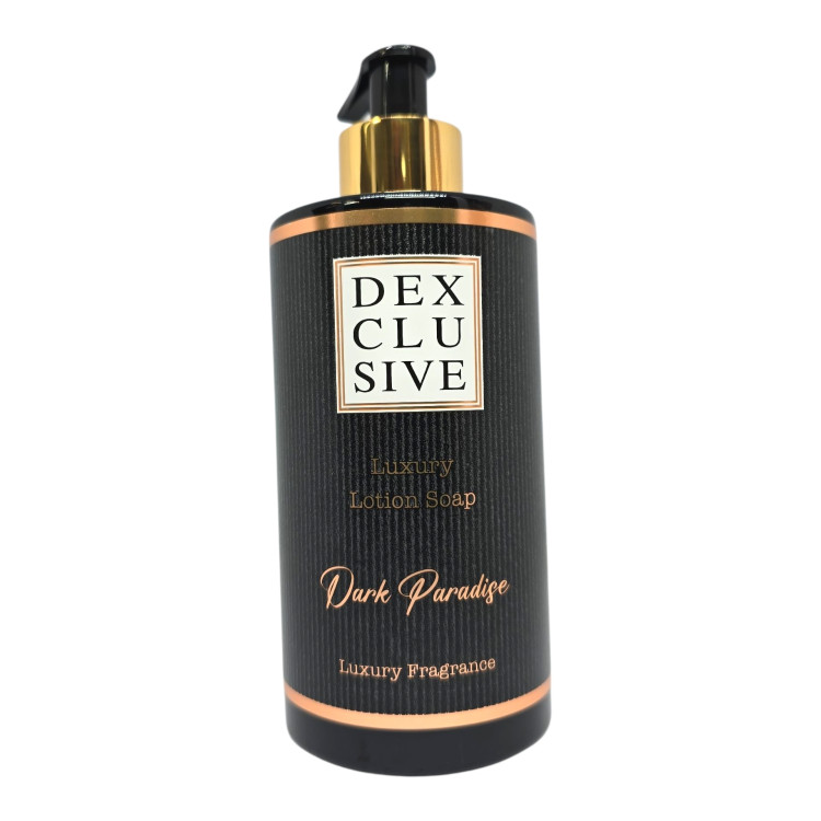 DEXCLUSIVE течен сапун за ръце и тяло, Luxury, 400мл, Dark paradise DEXCLUSIVE течен сапун за ръце и тяло, Luxury, 400мл, Dark paradise