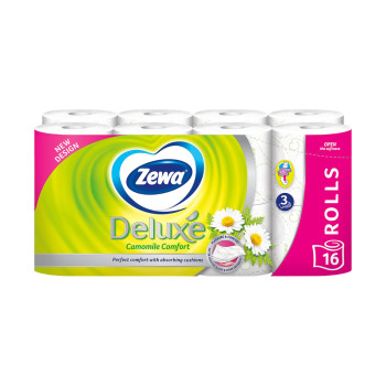 ZEWA тоалетна хартия, Deluxe, 16 броя, Лайка ZEWA тоалетна хартия, Deluxe, 16 броя, Лайка