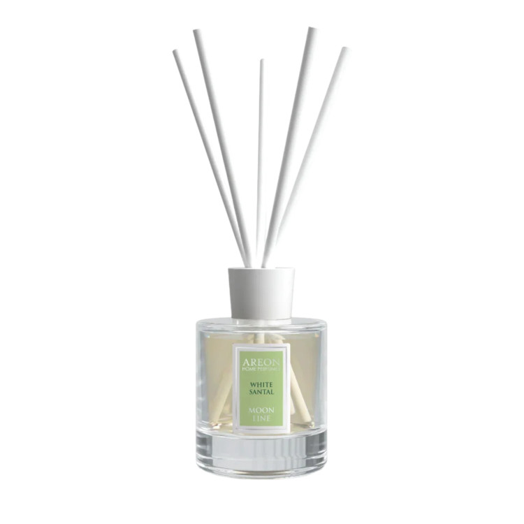 Areon домашен парфюм с клечки, Moon line, 120мл, White Santal Areon домашен парфюм с клечки, Moon line, 120мл, White Santal