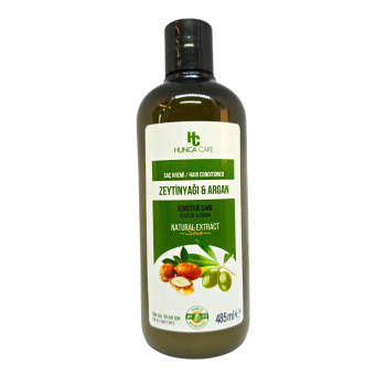HUNCA CARE балсам за коса, Sensitive care, Зехтин и арган, 485мл HUNCA CARE балсам за коса, Sensitive care, Зехтин и арган, 485мл
