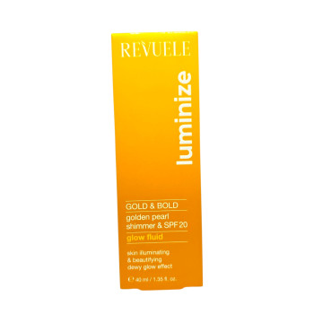 REVUELE флуид за блясък, 40мл, Gold & Bold REVUELE флуид за блясък, 40мл, Gold & Bold