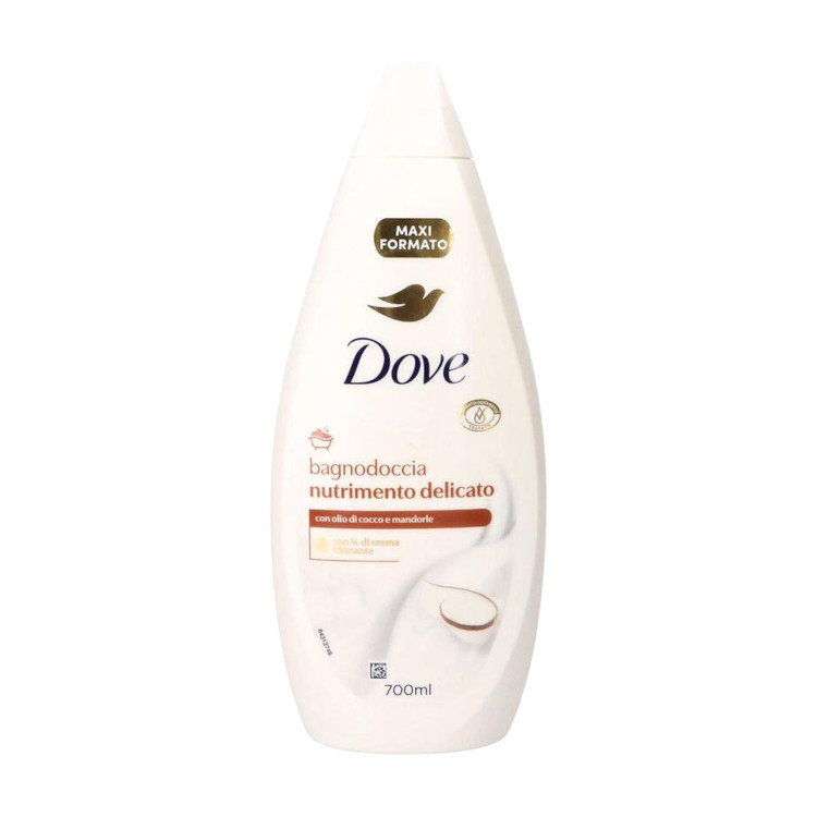 DOVE душ гел и пяна за вана, 700мл, Кокос