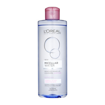 LOREAL мицеларна вода, 400мл, Суха кожа LOREAL мицеларна вода, 400мл, Суха кожа