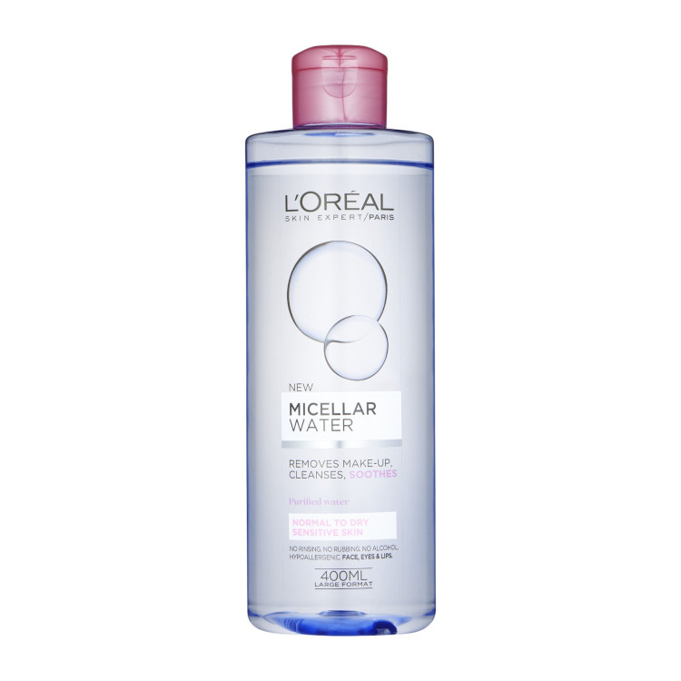 LOREAL мицеларна вода, 400мл, Суха кожа