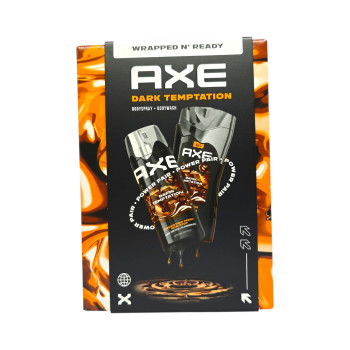 AXE подаръчен комплект, Дезодорант и душ гел, Dark Temptation