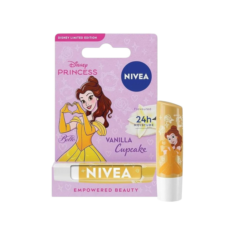 NIVEA балсам за устни, Disney Princess, Vanilla Cupcake NIVEA балсам за устни, Disney Princess, Vanilla Cupcake