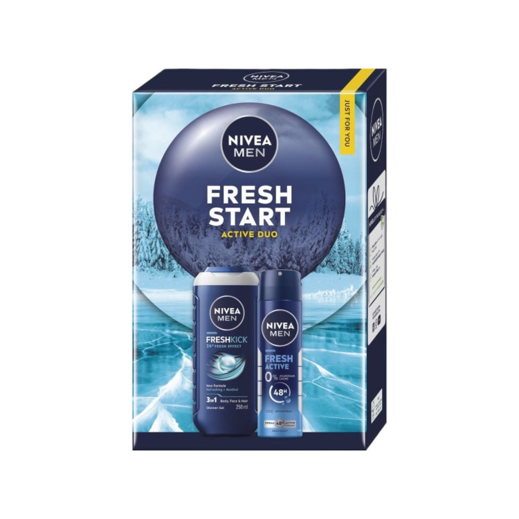 NIVEA подаръчен комплект, Мъжки, Fresh Start