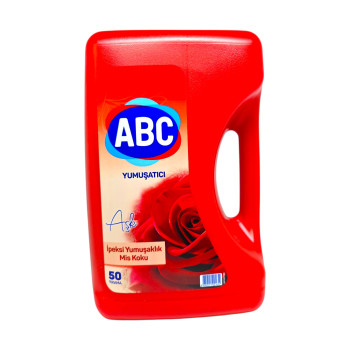 ABC омекотител за пране, 5 литра, 50 пранета, Роза ABC омекотител за пране, 5 литра, 50 пранета, Роза