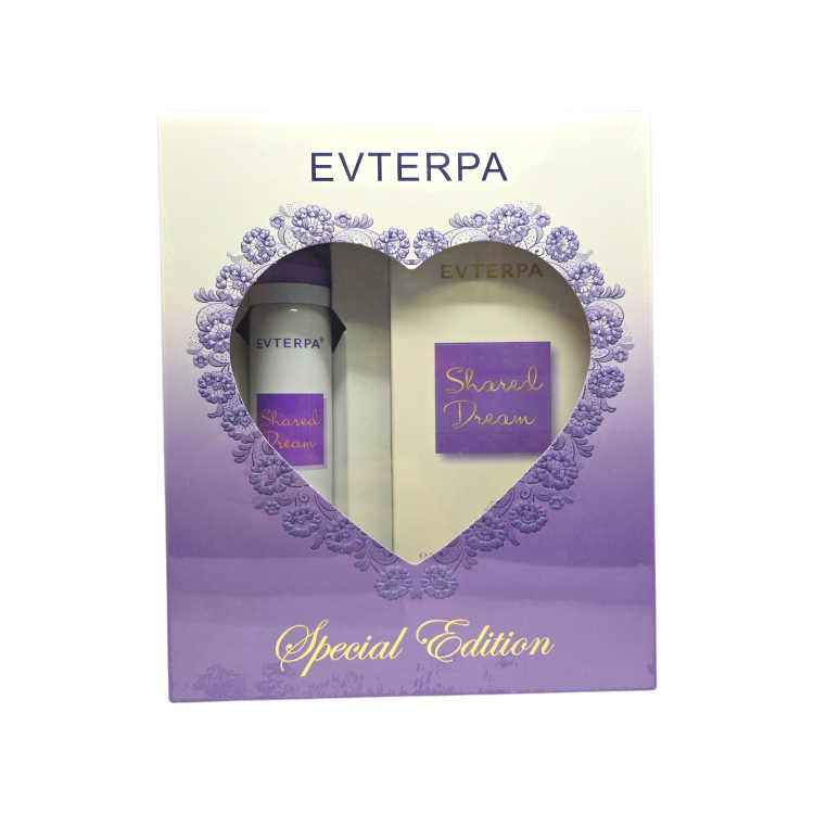 EVTERPA подаръчен комплект за жени, Парфюм и дезодорант, Shared Dream