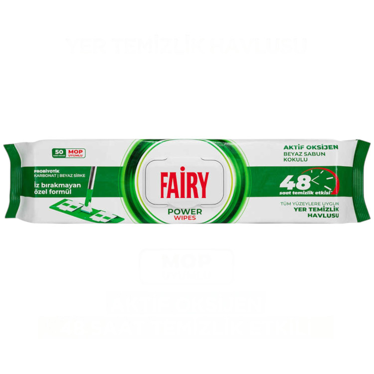 FAIRY мокри кърпи почистване на под, 50 броя, Сапун