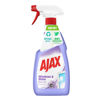 AJAX препарат за почистване и полиране на стъкла, Glass & Car, 500мл AJAX препарат за почистване и полиране на стъкла, Glass & Car, 500мл