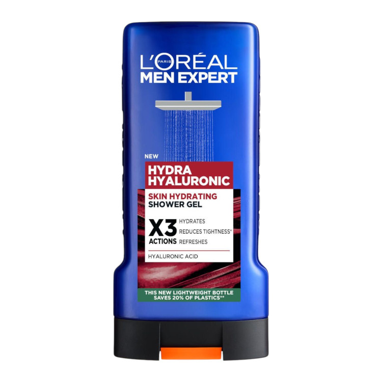 LOREAL men expert мъжки душ гел, Hydra Hyaluronic, 300мл