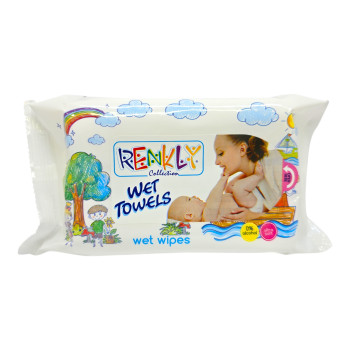 RENKLI мокри кърпи, 70 броя, Без капак, Collection