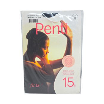 PENTI чорапогащник ликра, N5, Fit 15, 15 дена, Размер XXL, Черен PENTI чорапогащник ликра, N5, Fit 15, 15 дена, Размер XXL, Черен