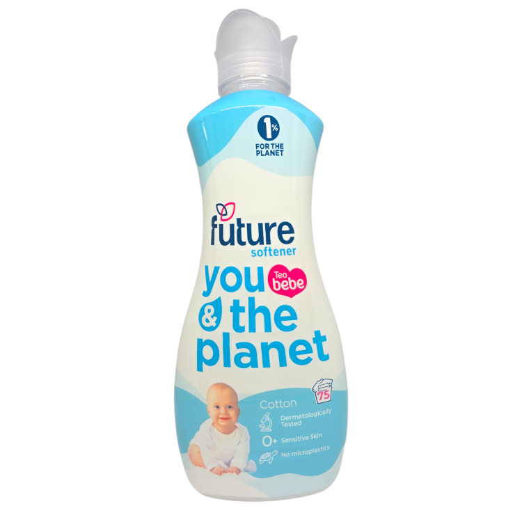 FUTURE омекотител, 1500мл, 75 пранета, Cotton 