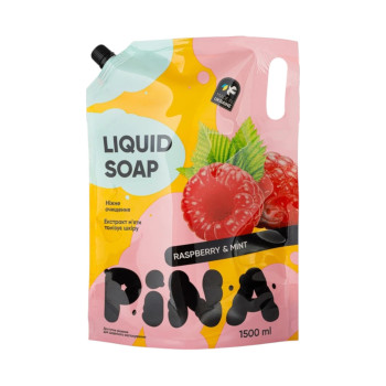 PINA течен сапун, 550мл, Raspberry & Mint