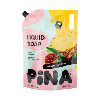 PINA течен сапун, 1500мл, Pineapple & Cherry PINA течен сапун, 1500мл, Pineapple & Cherry