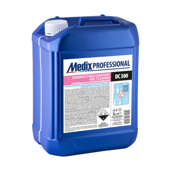 MEDIX professional, Дезинфекциращ гел за санитарни помещения, DC 300, 5 литра MEDIX professional, Дезинфекциращ гел за санитарни помещения, DC 300, 5 литра