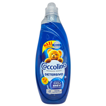 COCCOLINO течен перилен препарат с парфюм, Универсален, 2160мл, 54 пранета, Odor Protection COCCOLINO течен перилен препарат с парфюм, Универсален, 2160мл, 54 пранета, Odor Protection