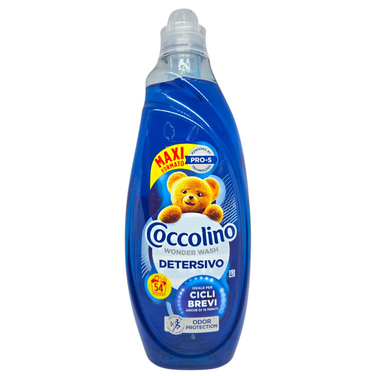 COCCOLINO течен перилен препарат с парфюм, Универсален, 2160мл, 54 пранета, Odor Protection COCCOLINO течен перилен препарат с парфюм, Универсален, 2160мл, 54 пранета, Odor Protection