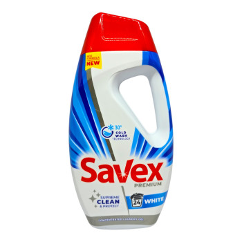 SAVEX premium течен перилен препарат, 0,96л, 24 пранета, White