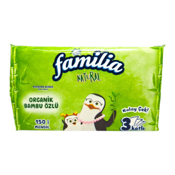 FAMILIA салфетки за лице, 150 броя 
