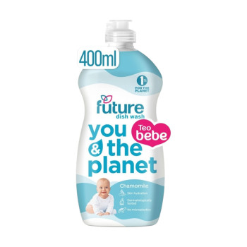 FUTURE препарат за измиване на съдове, You & the planet, 400мл, Лайка FUTURE препарат за измиване на съдове, You & the planet, 400мл, Лайка