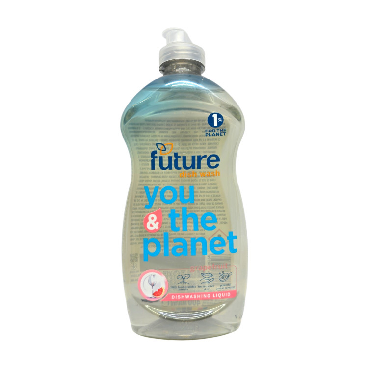 FUTURE препарат за измиване на съдове, You & the planet, 400мл, Грейпфрут
