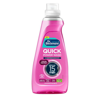 DR.BECKMANN бърз перилен препарат, 800мл, 25 пранета, Color Protect