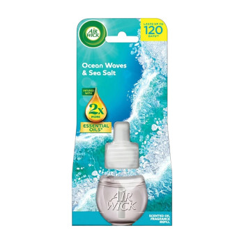 AIR WICK електрически ароматизатор, Пълнител, Ocean Waves & Sea Salt, 19мл