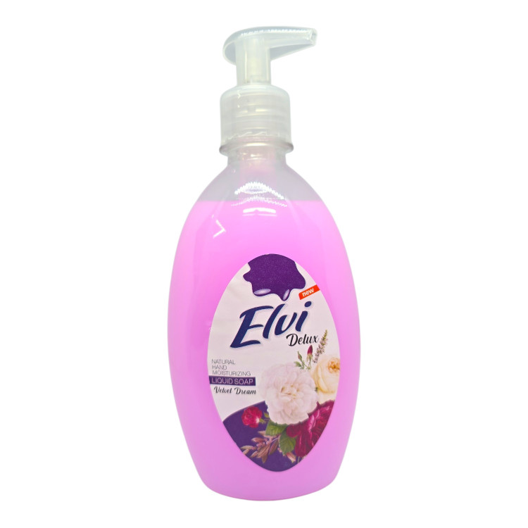 ELVI течен сапун, Delux, 400мл, Velvet Dream