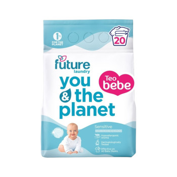 FUTURE прах за бебешко пране, 1,5кг, 20 пранета, Сензитив