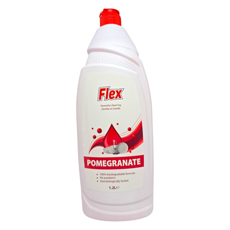 FLEX препарат за ръчно измиване на съдове, 1200мл, Нар FLEX препарат за ръчно измиване на съдове, 1200мл, Нар