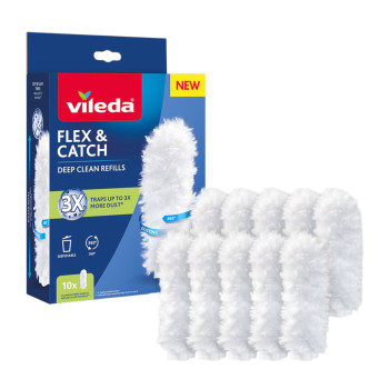 VILEDA flex & catch резерви за четка за прах, 10 броя VILEDA flex & catch резерви за четка за прах, 10 броя