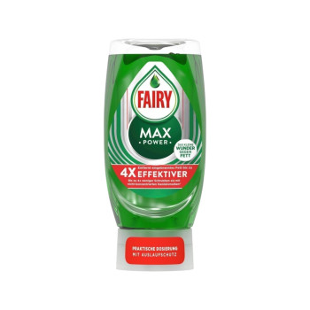 FAIRY измиващ препарат за съдове, Max Power, 370мл, Зелен FAIRY измиващ препарат за съдове, Max Power, 370мл, Зелен