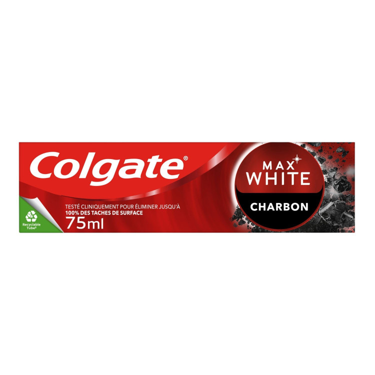 COLGATE паста за зъби, Max White, Charcoal, 75мл