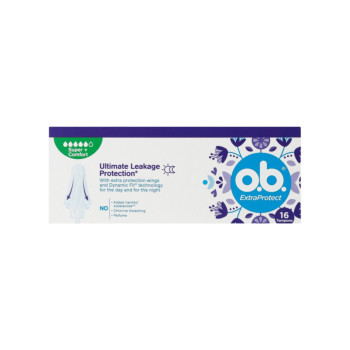 O.B хигиенни тампони, Extra Protect, Super+Comfort, 16 броя