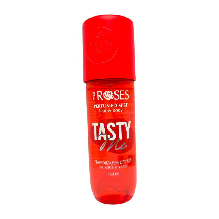 NATURA OF AGIVA ROSES парфюмен спрей за коса и тяло, 150мл, Tasty Me NATURA OF AGIVA ROSES парфюмен спрей за коса и тяло, 150мл, Tasty Me