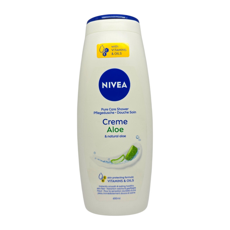 NIVEA душ гел, 650мл, Creme Aloe NIVEA душ гел, 650мл, Creme Aloe