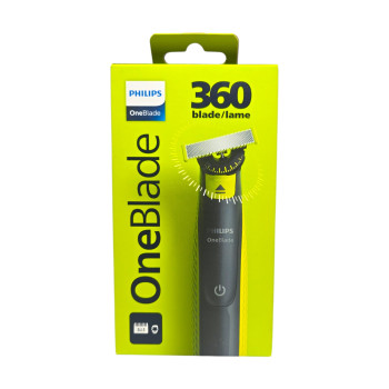 PHILIPS тример, OneBlade 360, подстригване, оформяне и бръснене на всякаква дължина