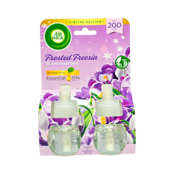 AIR WICK електрически ароматизатор, Пълнител, 2х19мл, Frosted Freesia