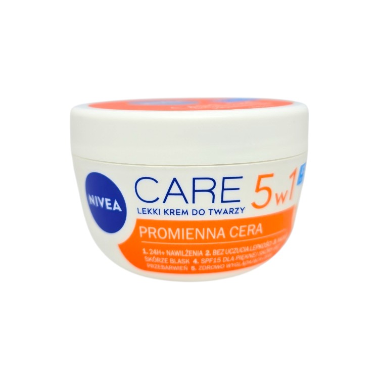 NIVEA лек крем за лице за сияйна и здрава кожа, SPF 15, 100мл NIVEA лек крем за лице за сияйна и здрава кожа, SPF 15, 100мл