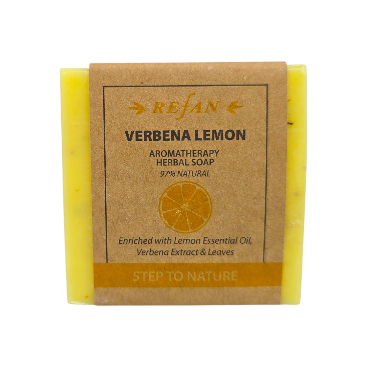 REFAN билков натурален сапун, Verbena Lemon, 120гр REFAN билков натурален сапун, Verbena Lemon, 120гр
