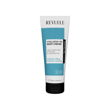 REVUELE Hyaluron + B5 Body Cream, хидратиращ крем за тяло с хиалуронова киселина и витамин B5, 250 ml REVUELE Hyaluron + B5 Body Cream, хидратиращ крем за тяло с хиалуронова киселина и витамин B5, 250 ml