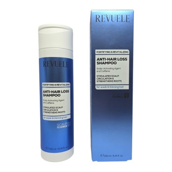 REVUELE Fortifying & Revitalizing Anti‑Hair Loss Shampoo, укрепващ шампоан против косопад с кофеин, 250 ml REVUELE Fortifying & Revitalizing Anti‑Hair Loss Shampoo, укрепващ шампоан против косопад с кофеин, 250 ml