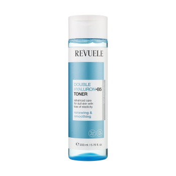 REVUELE Double Hyaluron + B5 Toner, хидратиращ тоник с двойна хиалуронова киселина и витамин B5, 200 ml
