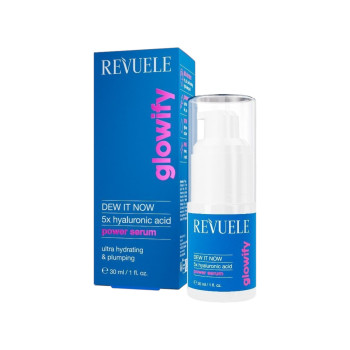 REVUELE Glowify Dew It Now 5x Hyaluronic Acid Power Serum, ултра хидратиращ серум с 5 вида хиалуронова киселина, 30 ml REVUELE Glowify Dew It Now 5x Hyaluronic Acid Power Serum, ултра хидратиращ серум с 5 вида хиалуронова киселина, 30 ml